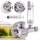 Reductor presiune CO2 acvariu, contor bule, 2 manometre, racord W21,8
