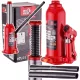 BIG RED cric hidraulic tip butelie, capacitate maximă 6 tone (6000 kg), înălțime de ridicare 195–402 mm, construcție compactă portabilă, valvă de siguranță integrată împotriva suprasarcinii