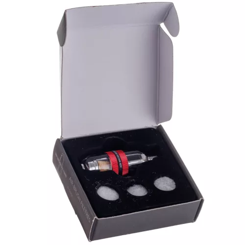 Separator de apă și filtru de aer pentru aerograf 1/8", 4 cartușe