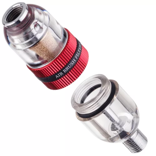 Separator de apă și filtru de aer pentru aerograf 1/8", 4 cartușe