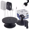 Set Suport Pictură Profesional 2x, Rotativ & Reglabil, Cleme Oțel, Ø 20 cm