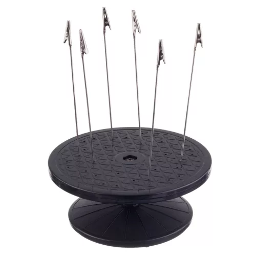 Set Suport Pictură Profesional 2x, Rotativ & Reglabil, Cleme Oțel, Ø 20 cm