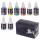 Set Vopsele Acrilice Aerograf 6 Culori cu Diluant și Curățitor