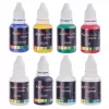 Set Vopsele Acrilice Aerograf 6 Culori cu Diluant și Curățitor