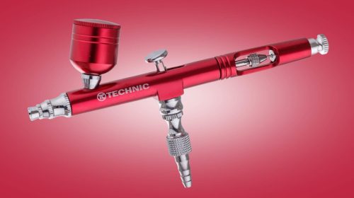 Aerograf TC Technic AB-140 Red, Double Action, 0.3 mm