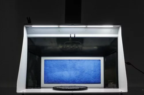 Cabină de Pulverizare Profesională AH-311 LED cu Ventilație Dublă