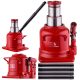 Cric hidraulic tip butelie BIG RED, profil redus, profesional, mecanism hidraulic în 2 trepte, capacitate 20 T (20.000 kg), înălțime de ridicare 150–245 mm, greutate ~11,5 kg, construcție din oțel robust