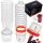 Sistem de amestecare vopsea PPS, 200ml, 10 bucăți + Adaptor M16x1.5