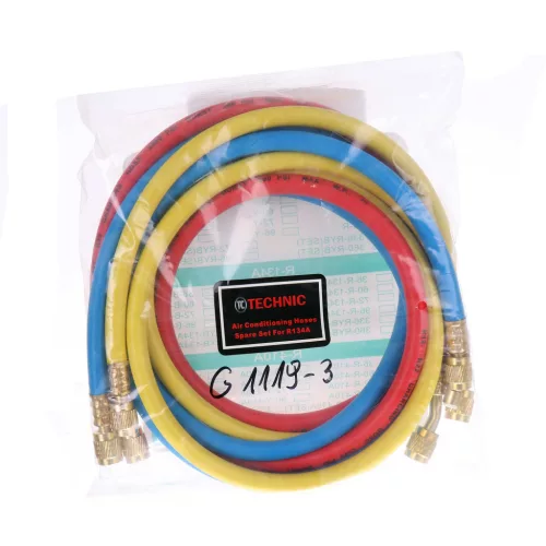Set furtunuri încărcare climă auto R134A/R1234YF, 1.5m, 1/4" SAE, 3 buc