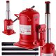 Cric hidraulic tip butelie / coloană BIG RED, 2 trepte hidraulice, capacitate de ridicare 12T (12 000 kg), înălțime de ridicare 230–590 mm, greutate proprie ~7,8 kg