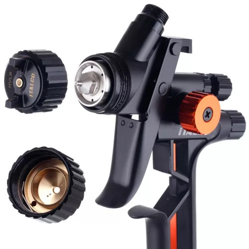 Pistol de vopsit ITALCO GLOSS 2 HVLP, 1.0mm, Mini Profesional