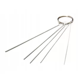   Set Profesional 5 Sârme Curățare Aerograf, Diametre Variate