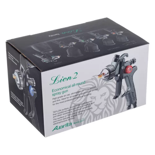 Pistol de vopsit AUARITA LION 2 LVMP, duză 1,4mm, rezervor superior