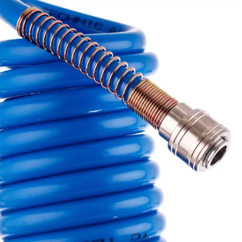 Furtun pneumatic spiralat poliuretan, 10mm x 15m