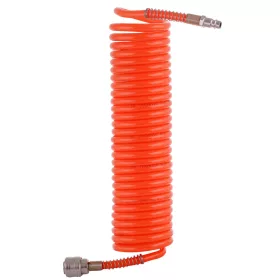 Furtun Spiralat Pneumatic 15m, 6.5x10mm, 10 bar