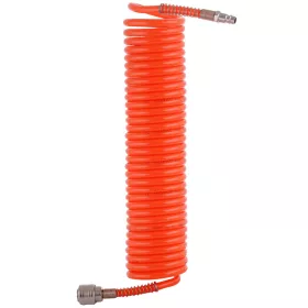 Furtun pneumatic spiralat 20m, 6.5x10mm, cu cuplaj rapid