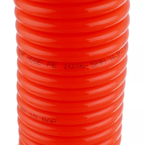 Furtun pneumatic spiralat 20m, 6.5x10mm, cu cuplaj rapid
