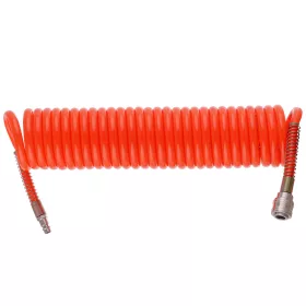   Furtun pneumatic spiralat 20m, 8x12mm, PE, 10 bar, cu cuplaj rapid