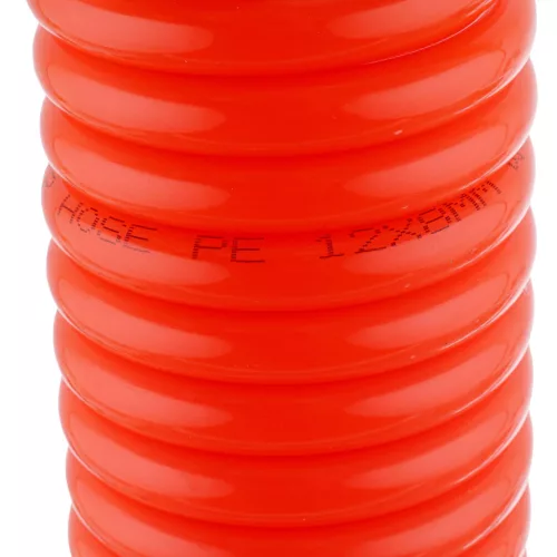 Furtun pneumatic spiralat 20m, 8x12mm, PE, 10 bar, cu cuplaj rapid