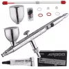 Set Aerograf Profesional AIRGOO PRIME cu Duze de 0.3mm și 0.5mm