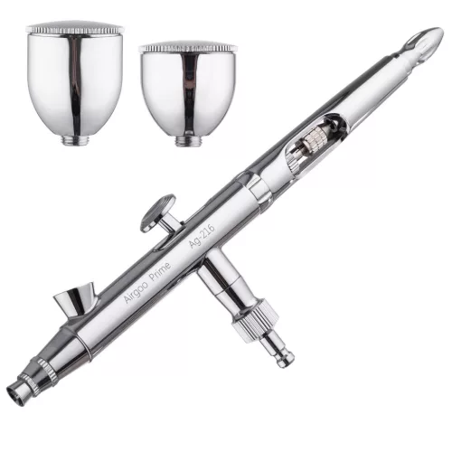 Set Aerograf Profesional AIRGOO PRIME cu Duze de 0.3mm și 0.5mm