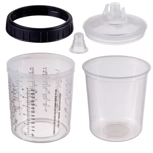 PPS Lakkkeverő Pohár Készlet 650ml, 125µm szűrővel (50 db)