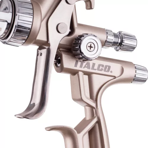 Pistol de vopsit ITALCO GLOSS X1 LVMP, duză 1.4 mm, rezervor 600 ml