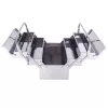 Cutie de Scule Metalică din Inox, 5 Compartimente, 42 cm