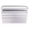 Cutie de Scule Metalică din Inox, 5 Compartimente, 42 cm