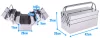 Cutie de Scule Metalică din Inox, 5 Compartimente, 42 cm