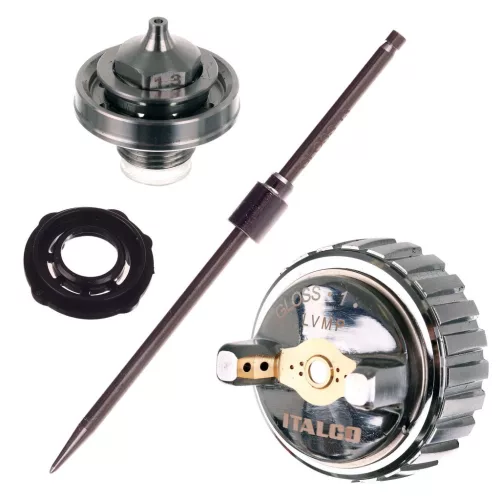 Set duză profesional Italco LVMP 1,3 mm pentru pistol vopsit GLOSS X1 M1