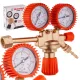Reductor de presiune propan-butan ZR-39P, reglabil 0-3 bar, manometru dublu, debit 4 m³/h