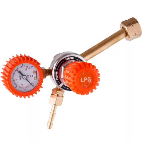 Reductor presiune propan-butan ZR-15P cu manometru, 0-4 bar