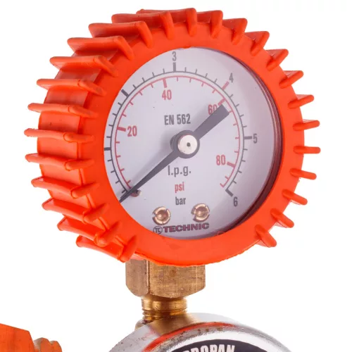 Reductor presiune propan-butan ZR-15P cu manometru, 0-4 bar