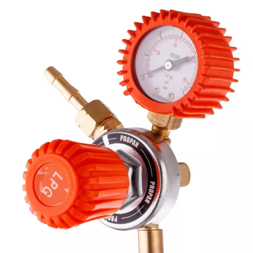 Reductor presiune propan-butan ZR-15P cu manometru, 0-4 bar