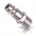 Conector rapid pneumatic nichelat, mufă tată 1/4" cu filet exterior