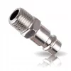 Conector rapid pneumatic nichelat, mufă tată 1/4" cu filet exterior