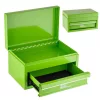 BIG RED Cutie Scule Metalică cu Sertar, 26x14x17 cm, Verde