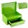 BIG RED Cutie Scule Metalică cu Sertar, 26x14x17 cm, Verde