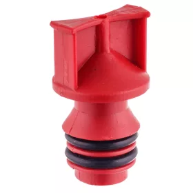   Capac Universal Umplere Ulei Compresor, 18mm, Plastic Roșu, 2 O-ringuri