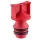 Capac Universal Umplere Ulei Compresor, 18mm, Plastic Roșu, 2 O-ringuri