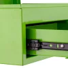 BIG RED Cutie Scule Metalică cu Sertar, 26x14x17 cm, Verde