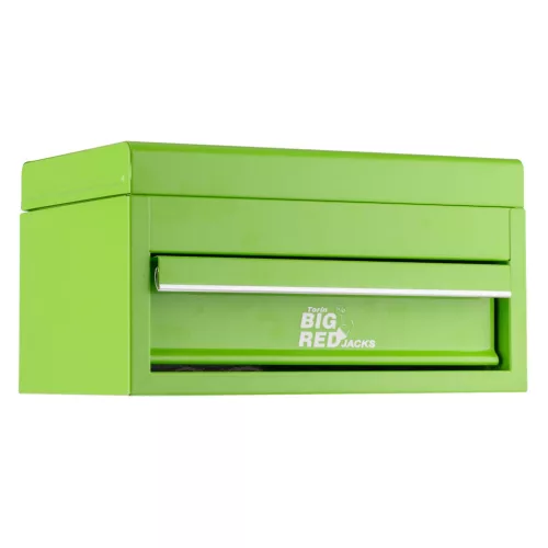 BIG RED Cutie Scule Metalică cu Sertar, 26x14x17 cm, Verde