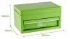 BIG RED Cutie Scule Metalică cu Sertar, 26x14x17 cm, Verde