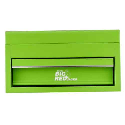 BIG RED Cutie Scule Metalică cu Sertar, 26x14x17 cm, Verde