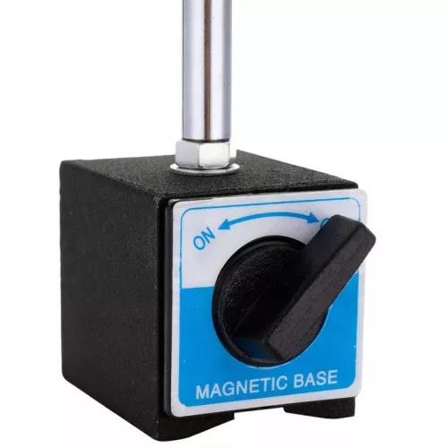 Suport Magnetic Profesional pentru Ceas Comparator 1938S-Standard, Braț 150 mm, Bază Comutabilă