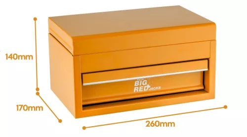 Cutie Metalică Scule BIG RED cu 1 Sertar și Compartiment, 26 cm