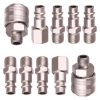 Set 10 Cuplaje Rapide Pneumatice cu Filet 1/4 inch