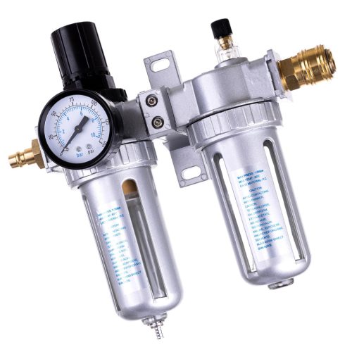 Unitate Pregătire Aer 3 în 1, 1/2 inch, Filtru, Lubrificator, Reductor