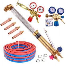   Kit Profesional Taiere Oxigaz Otel 450mm, cu Reductori si Furtun 10m